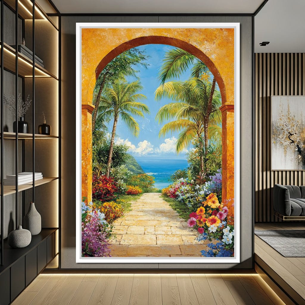Tropical Vacation Canvas Wall Art