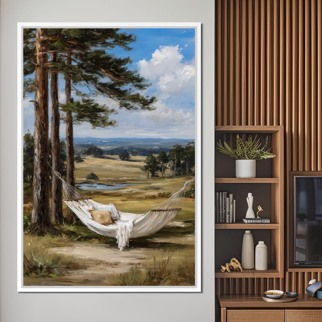 Pine Hammock Country Escape Canvas Wall Art