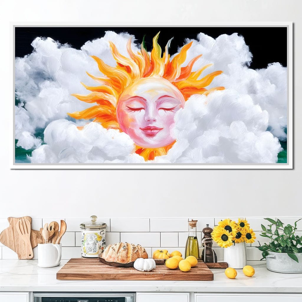 Radiant Dreams of Celestial Day Canvas Wall Art