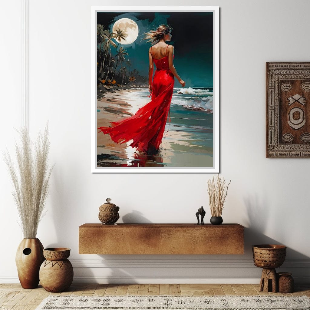 Female Portrait 062 Canvas Wall Art