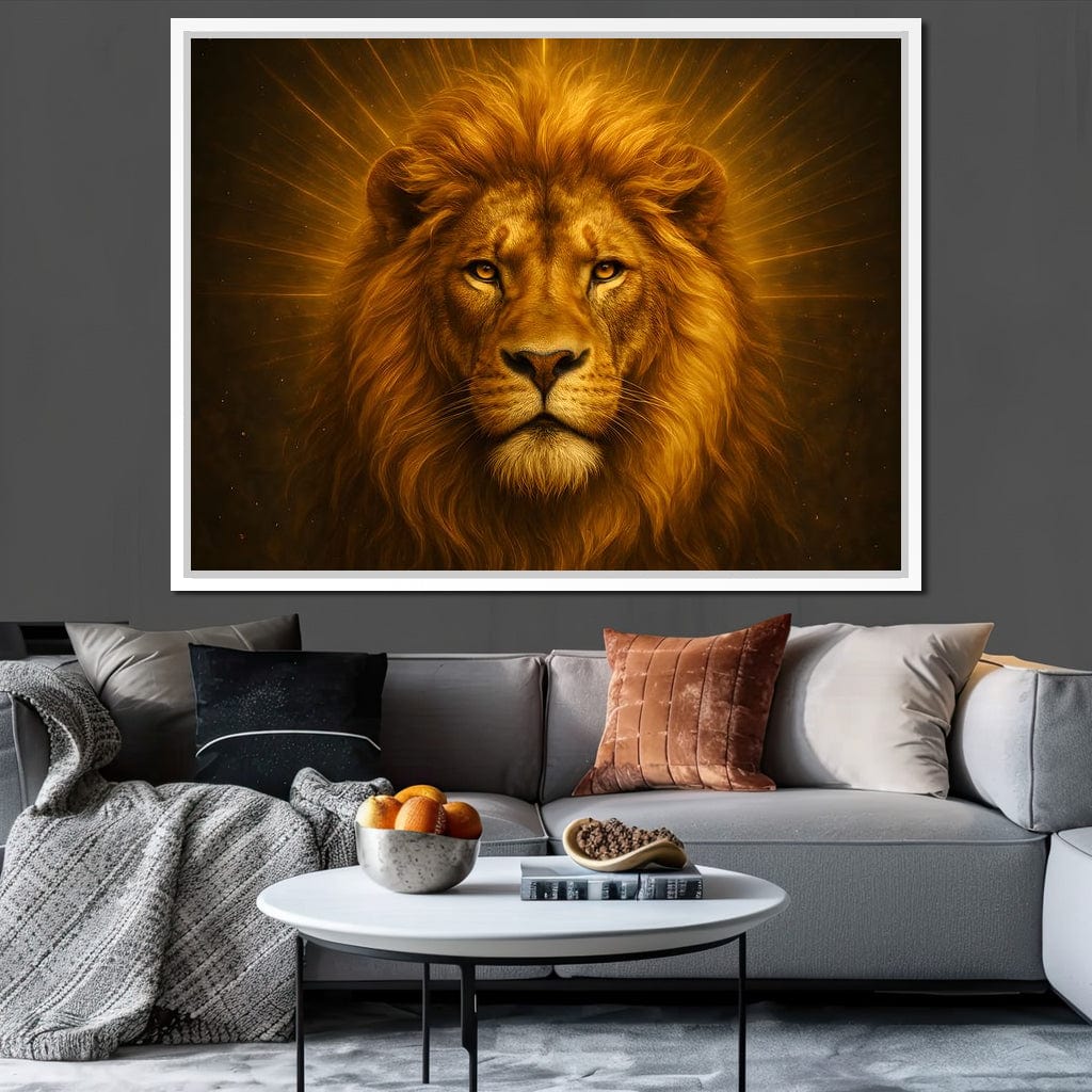Majestic Radiance of the King Canvas Wall Art