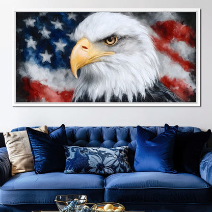 Majestic Eagle Essence Canvas Wall Art