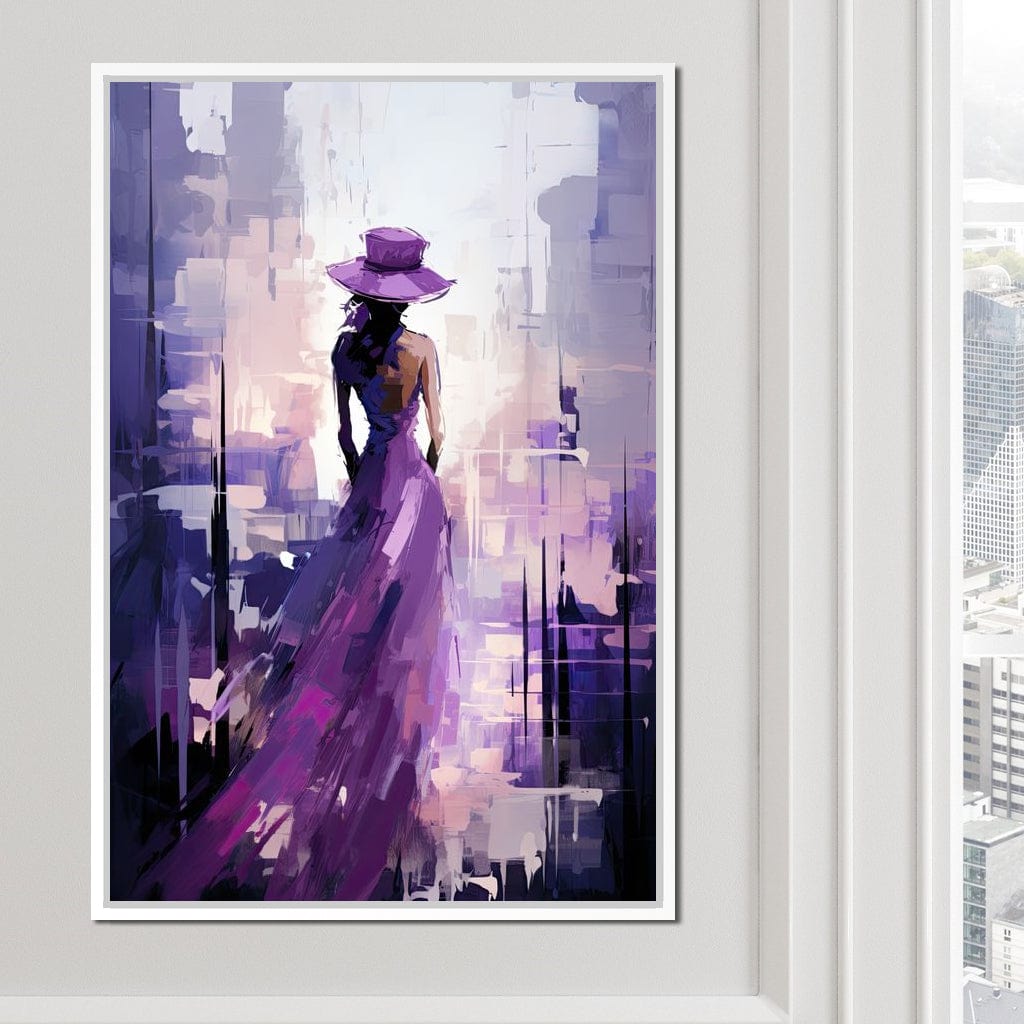 Amethyst Twilight Mystique Canvas Wall Art