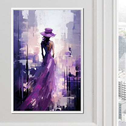 Amethyst Twilight Mystique Canvas Wall Art