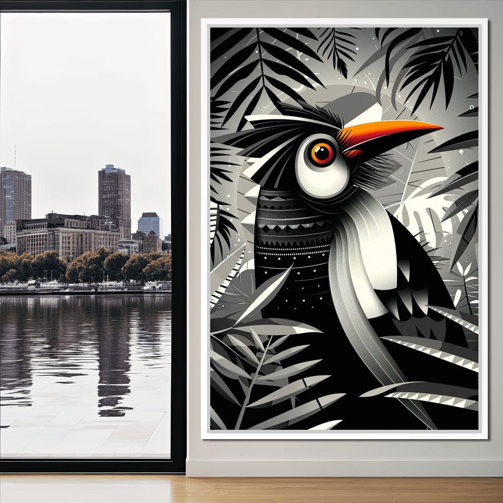 Tropical Trance Toucan Canvas Wall Art