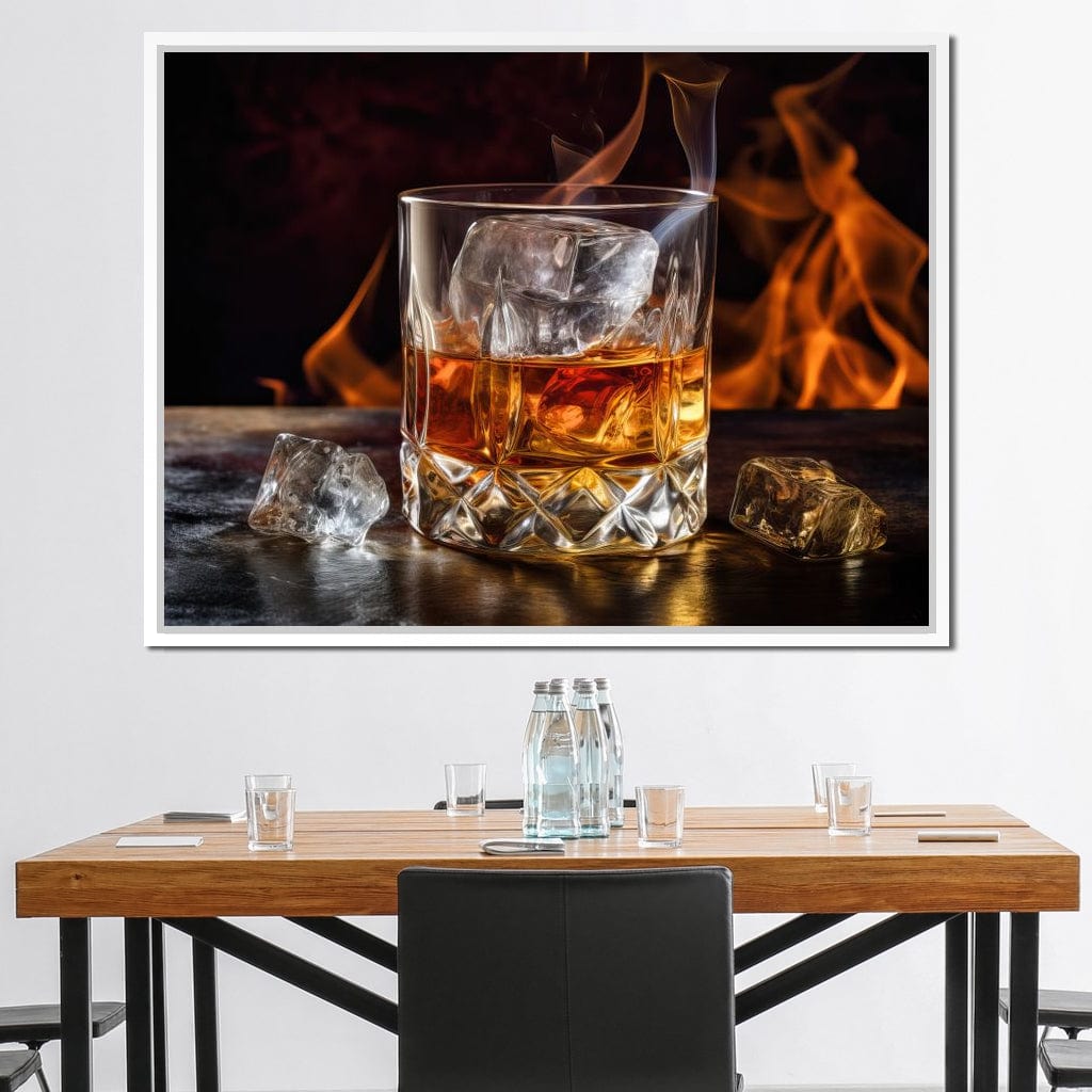 The Whiskey Enigma on Canvas Wall Art