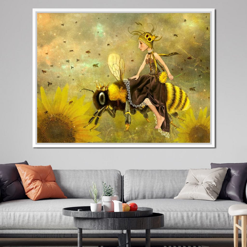 Queen Bee Canvas Wall Art