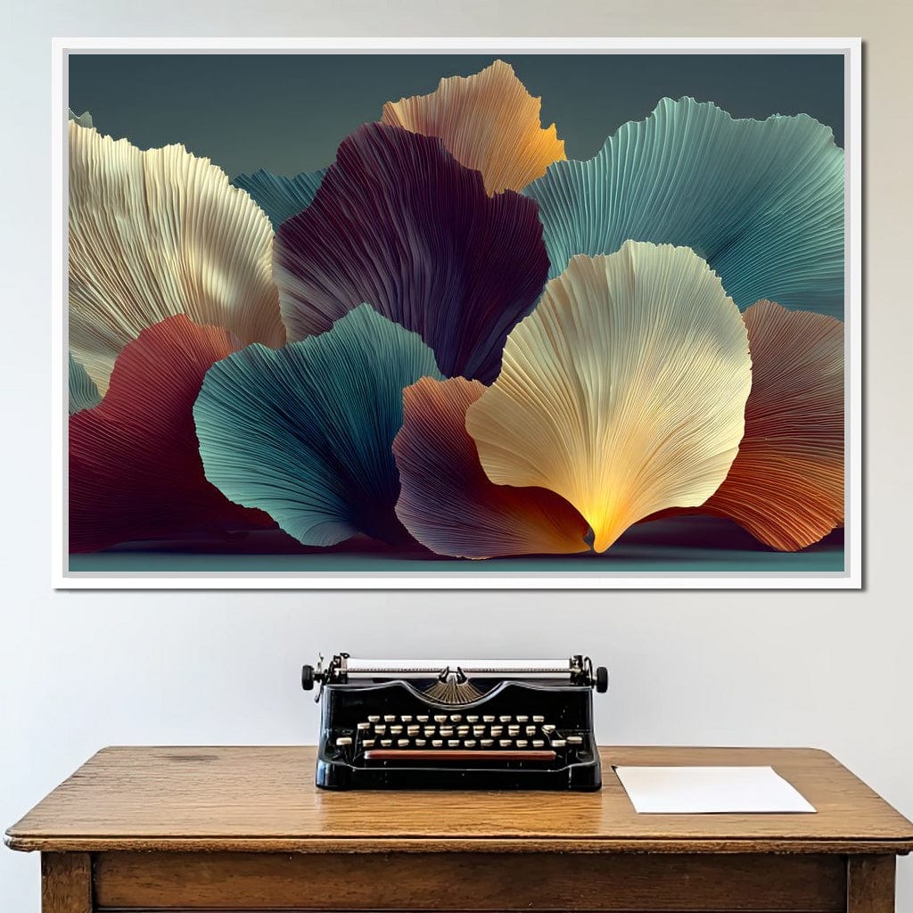 Flowing Petal Dreams Canvas Wall Art