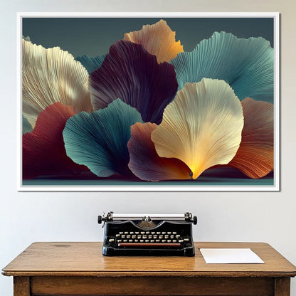 Flowing Petal Dreams Canvas Wall Art