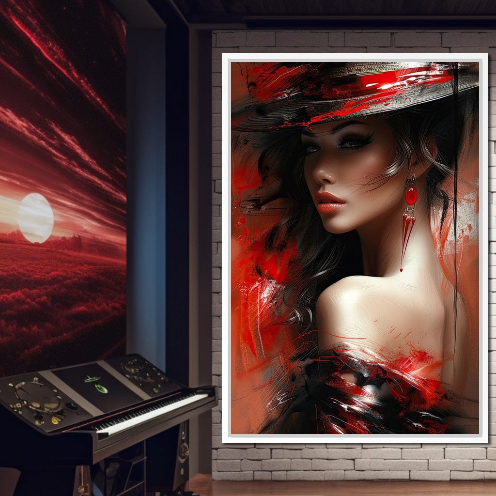 Sultry Shadows and Light Canvas Wall Art