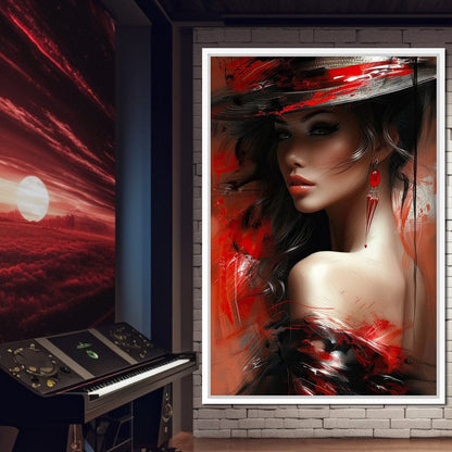 Sultry Shadows and Light Canvas Wall Art