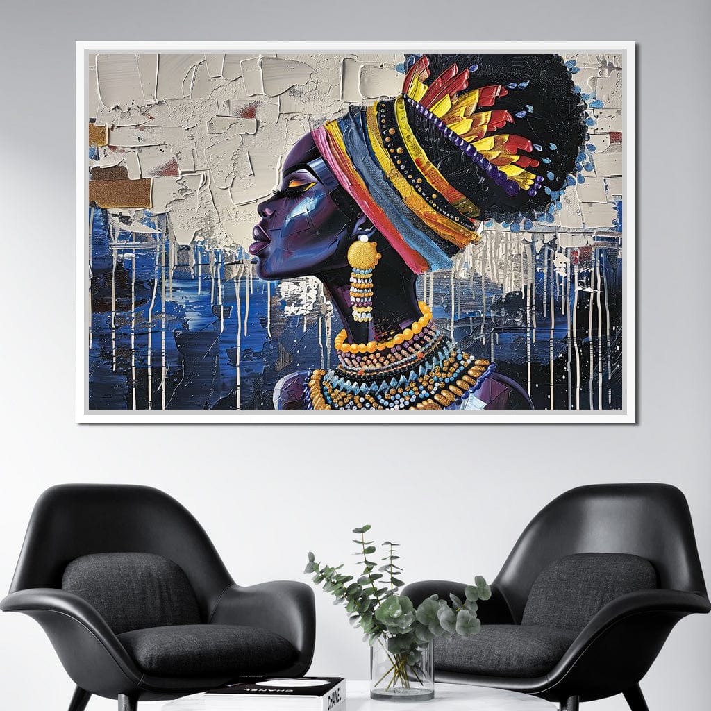 Sapphire Dreams of Africa Canvas Wall Art