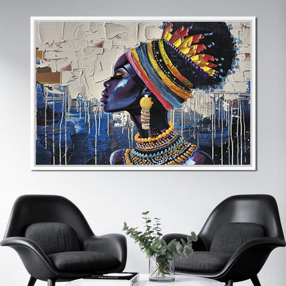 Sapphire Dreams of Africa Canvas Wall Art