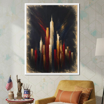 Gilded Heights of a Proud Nation Canvas Wall Art