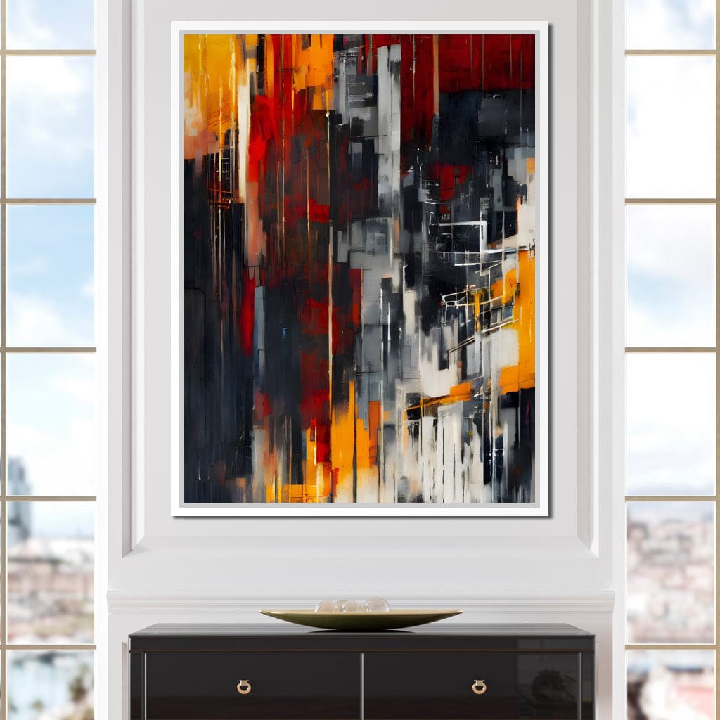 Urban Labyrinth Canvas Wall Art