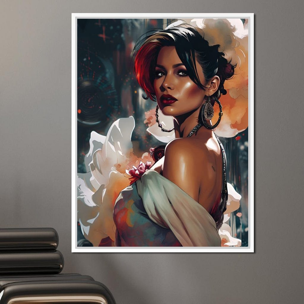 Female Portrait 114 Canvas Wall Art