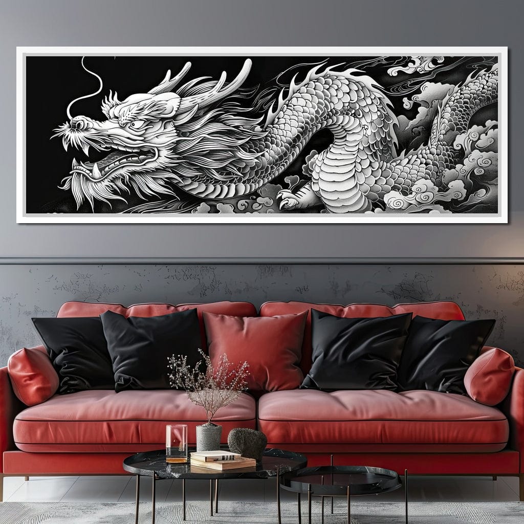 Eternal Dragon's Flight Canvas Wall Art