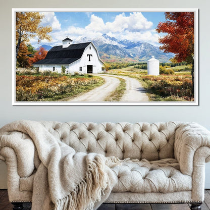 Pathway to Country Bliss Canvas Wall Art