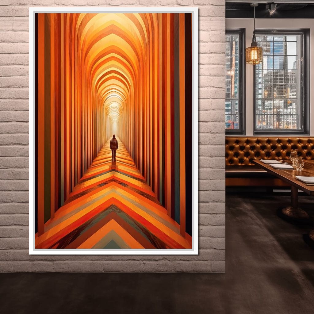 Technicolor Dream Fusion Canvas Wall Art