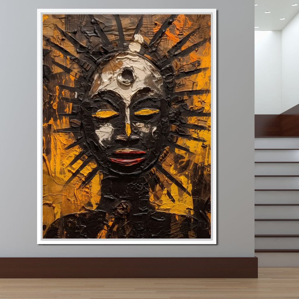 Tribal Mask 03 Canvas Wall Art