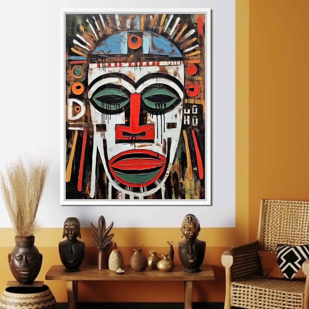 Tribal Mask 17 Canvas Wall Art
