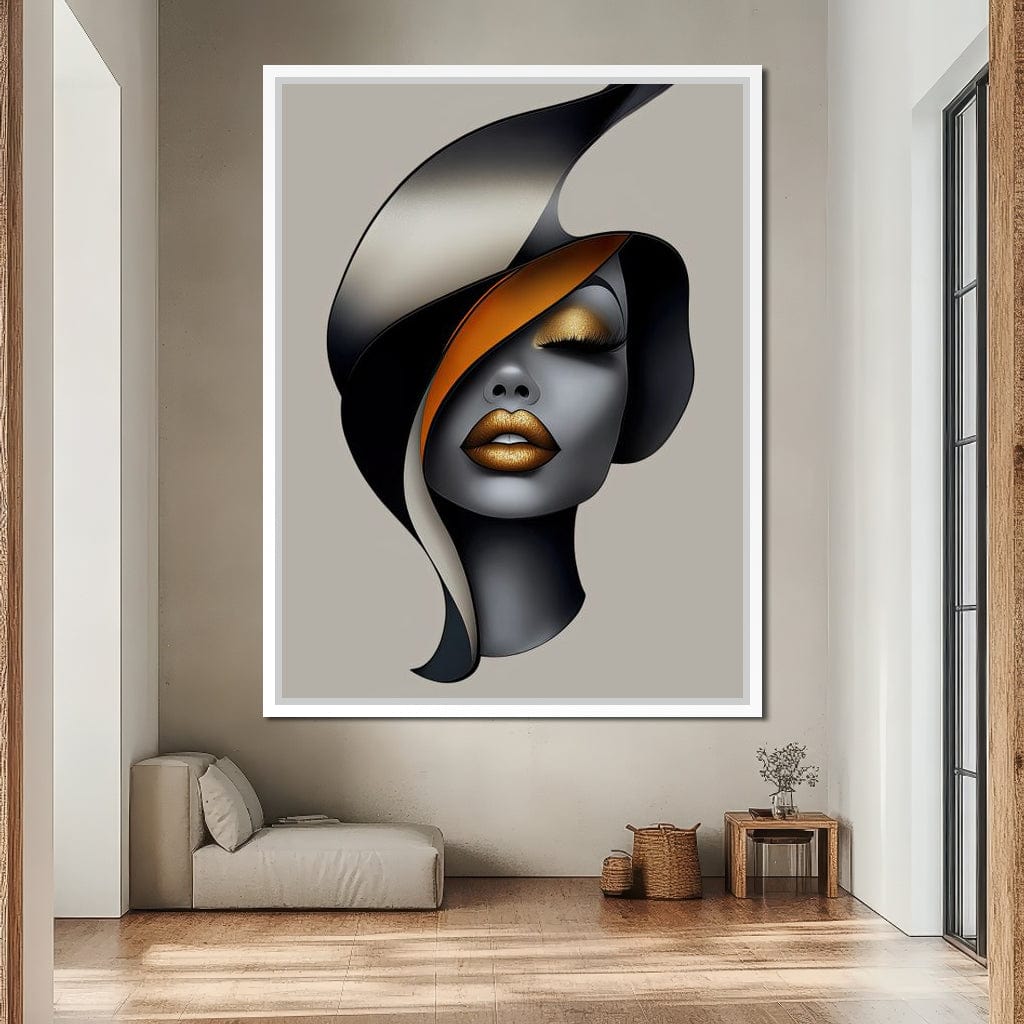 She Wears the Dusk Canvas Wall Art