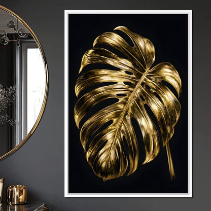 Gilded Foliage Night Study Canvas Wall Art
