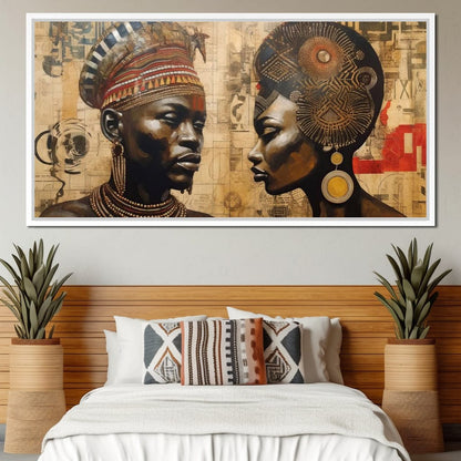 African Portrait Zithembe Canvas Wall Art
