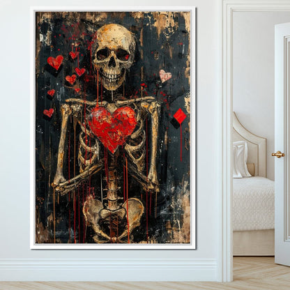 Romantic Skeleton 5 Canvas Wall Art