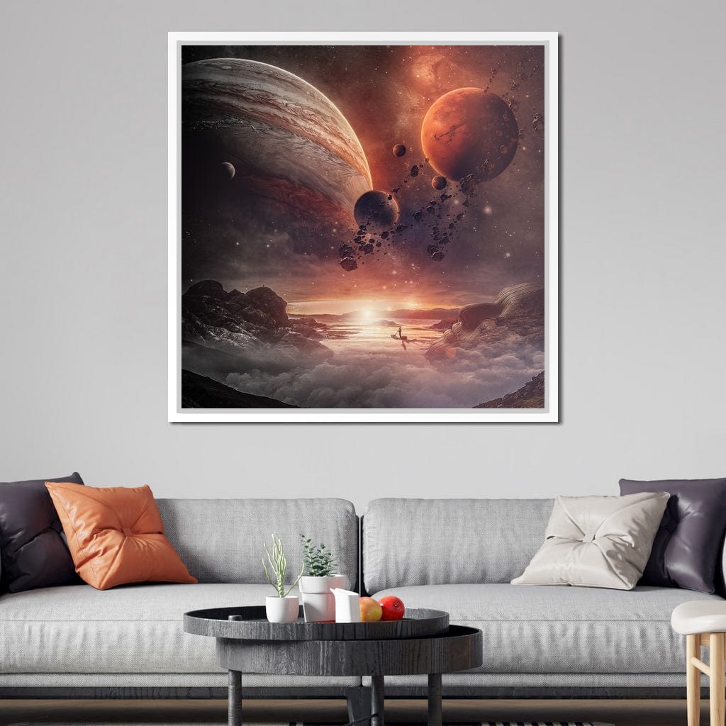 Surreal Space Canvas Wall Art
