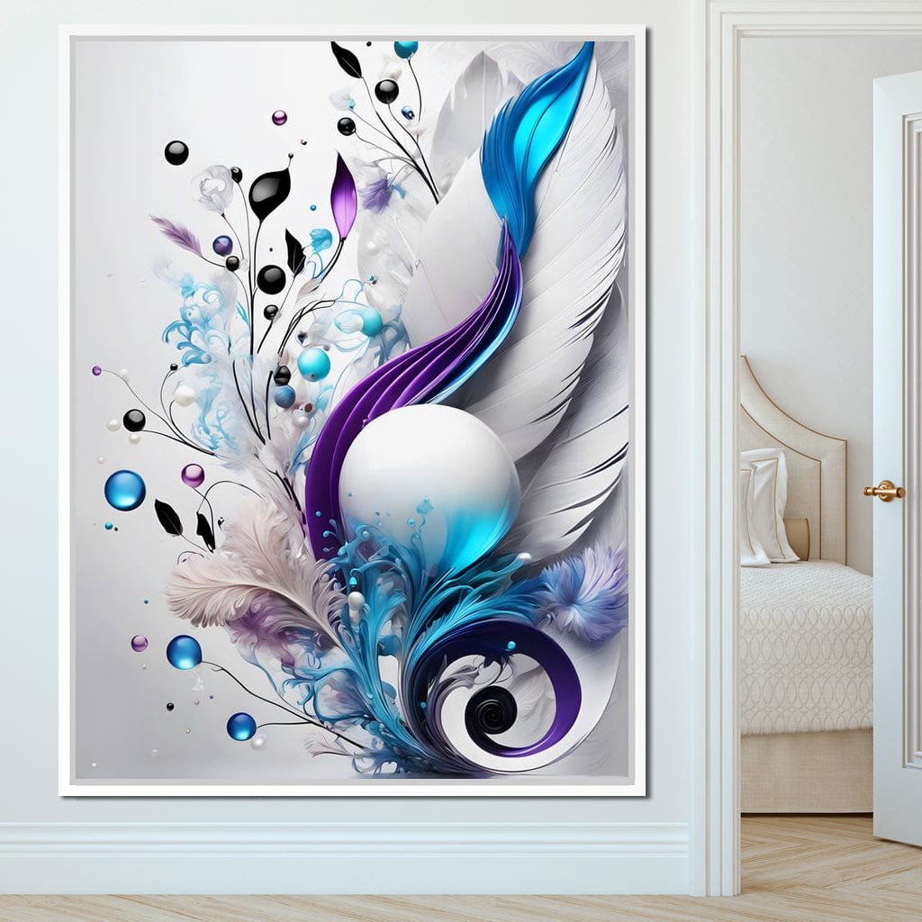 Purity and light Canvas Wall Art