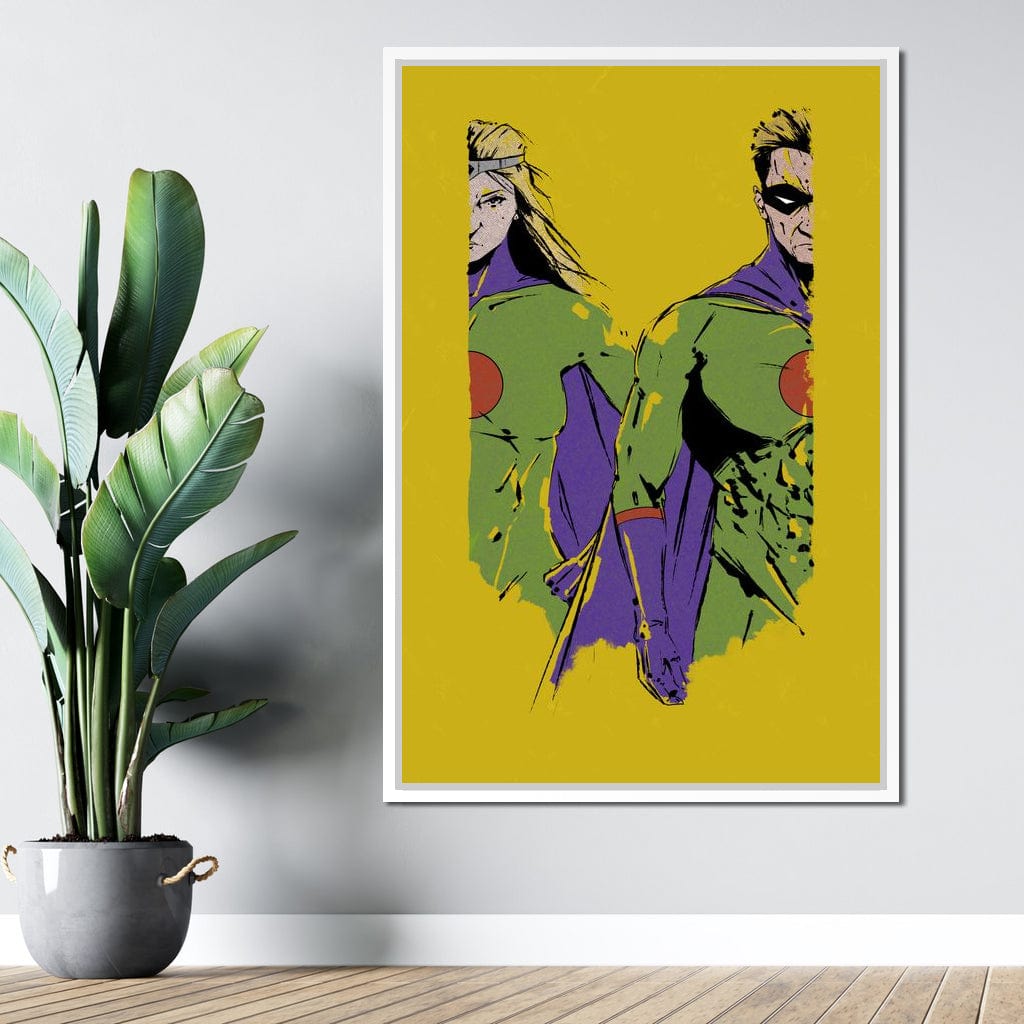 Superheroes Canvas Wall Art