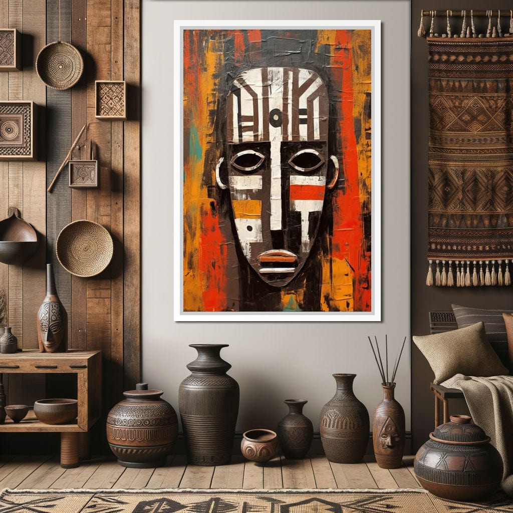 Tribal Mask 13 Canvas Wall Art