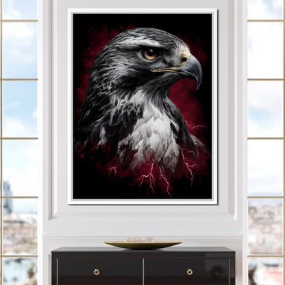 Stormwatch Falcon Canvas Wall Art
