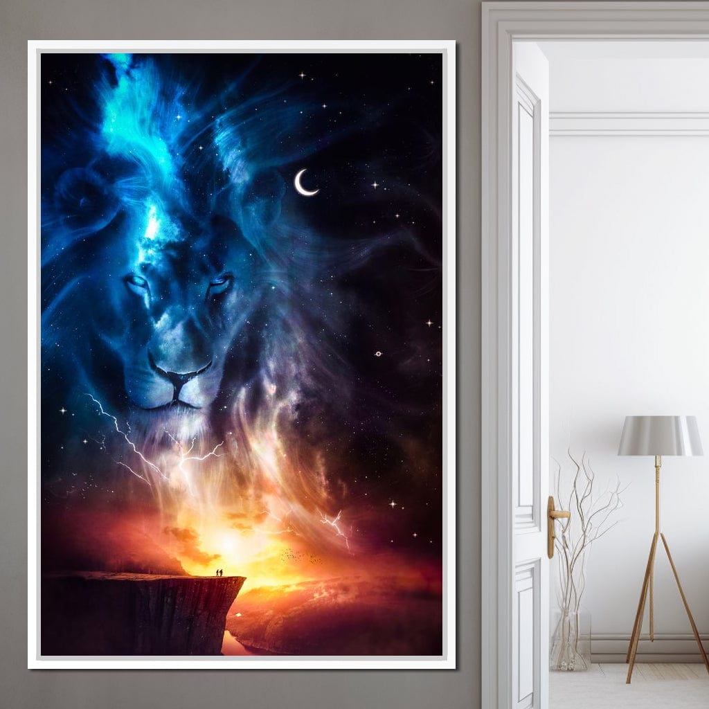 Spirit Animal Totem Lion Canvas Wall Art