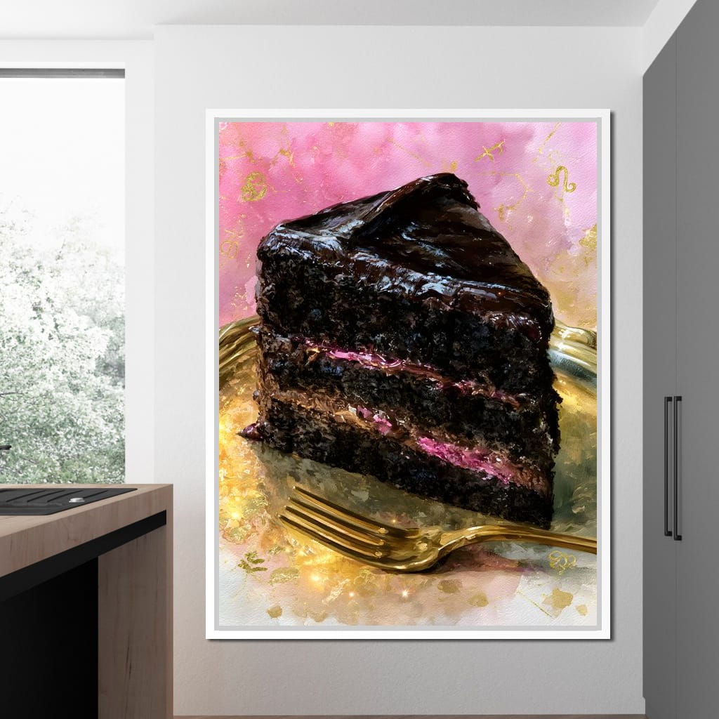 Decadent Slice Of Midnight Canvas Wall Art