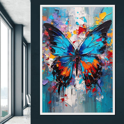 Colorburst Butterflies Canvas Wall Art