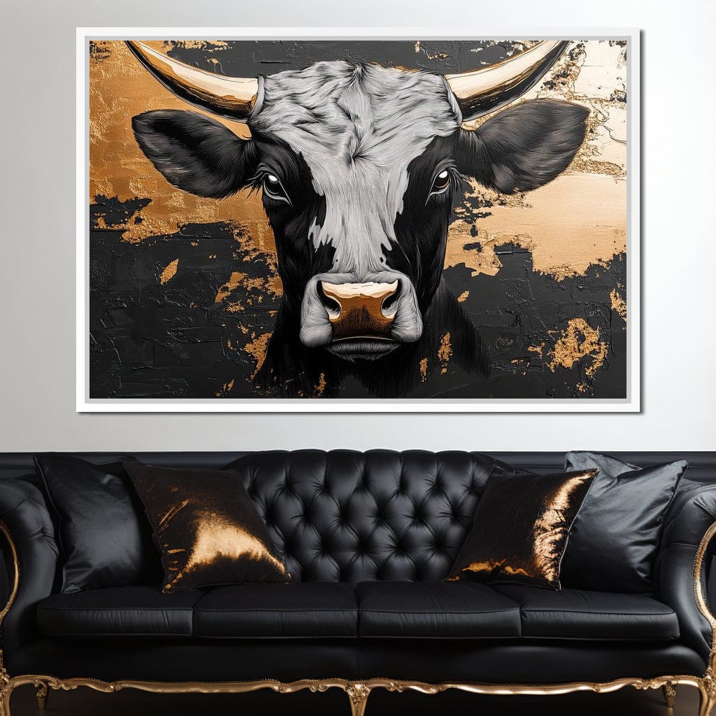 Golden Majesty of the Plains Canvas Wall Art