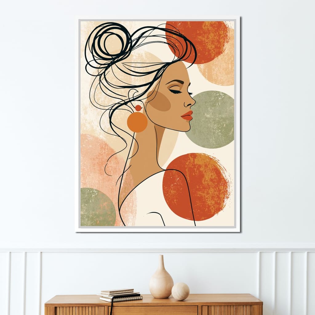 Reflections of a Soft Summer Evening Canvas Wall Art