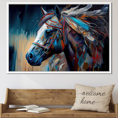 Cherokee Horse 4 Canvas Wall Art