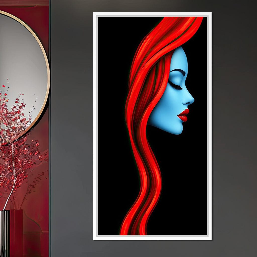 Blueblood Siren Canvas Wall Art
