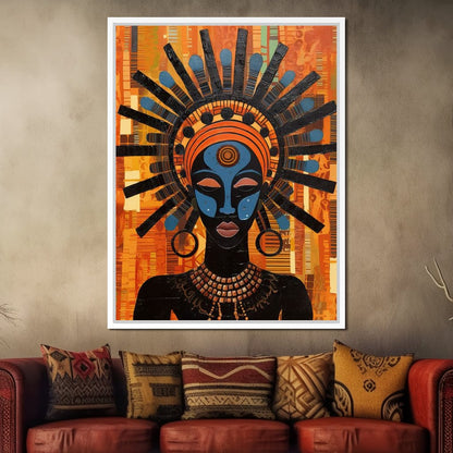 Tribal Mask 06 Canvas Wall Art
