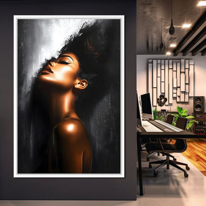 Radiant Reflection of Night Canvas Wall Art
