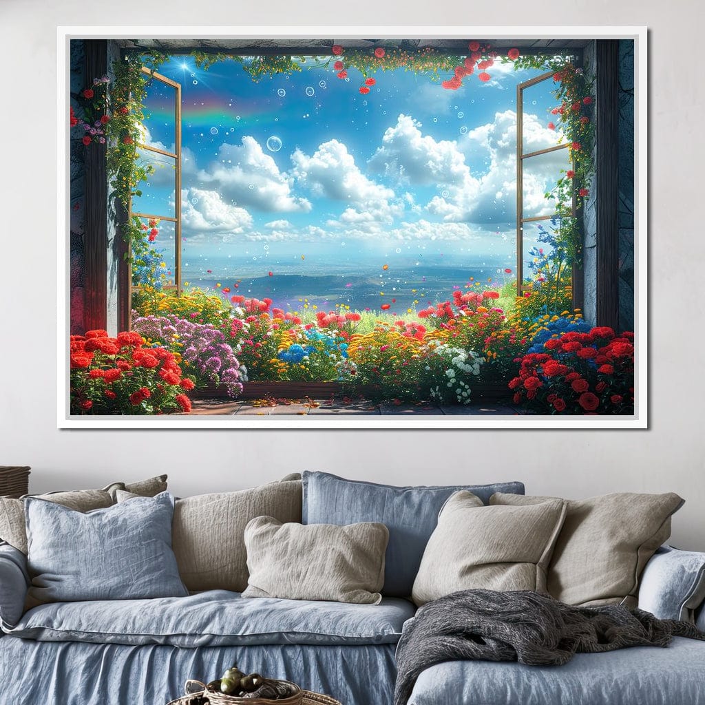 Blossom Breeze Panorama Canvas Wall Art