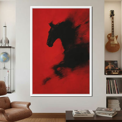 Unbound Spirit Rushing Through Darkness Canvas Wall Art