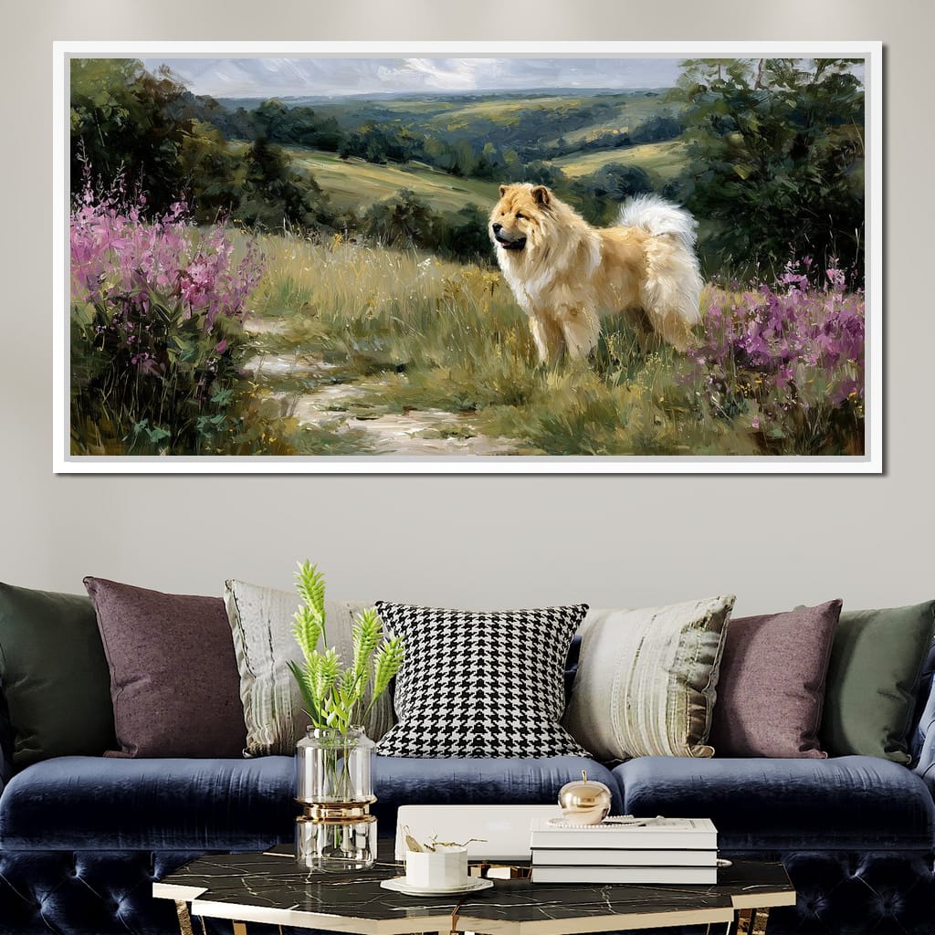Chow Meadow Trail Summer Light Canvas Wall Art