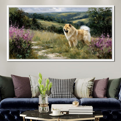 Chow Meadow Trail Summer Light Canvas Wall Art