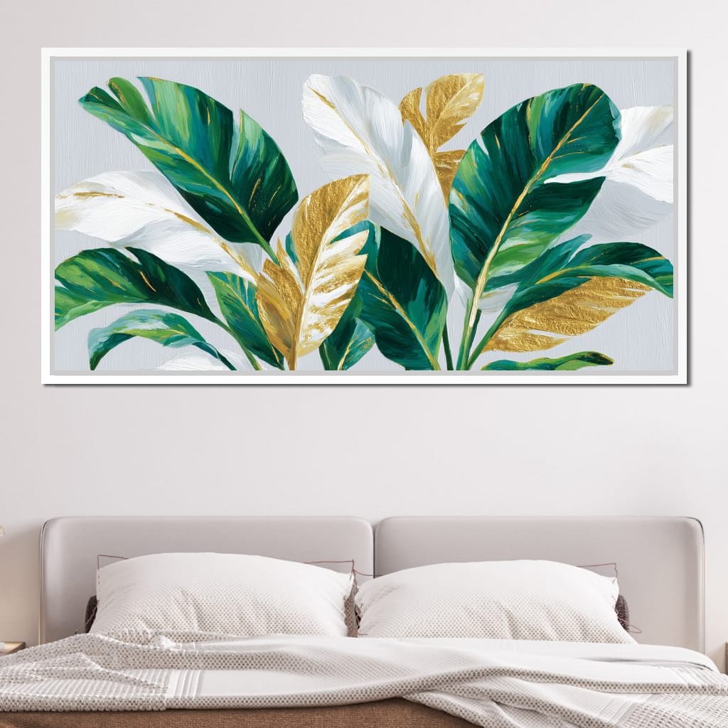 Gold Leaf Botanical Palmdream Canvas Wall Art