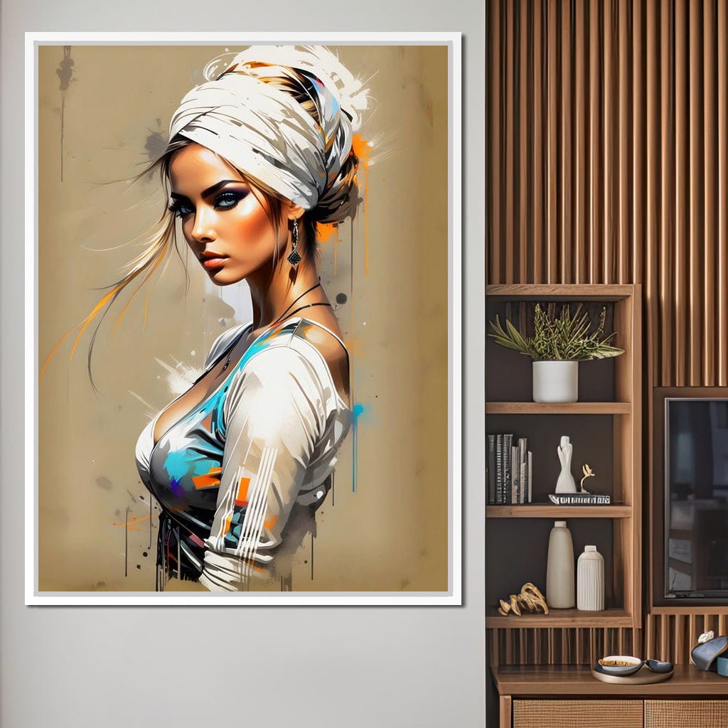 Female Portrait 256 Canvas Wall Art