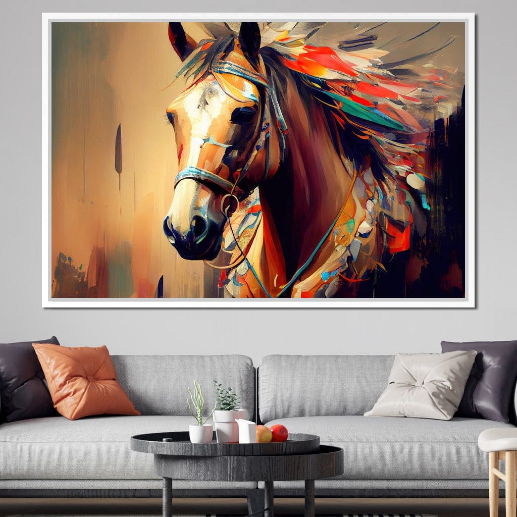Cherokee Horse 2 Canvas Wall Art